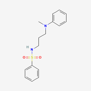 N-{3-[methyl(phenyl)amino]propyl}benzenesulfonamide