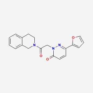 2-{2-[3,4-dihydro-2(1H)-isoquinolinyl]-2-oxoethyl}-6-(2-furyl)-3(2H)-pyridazinone