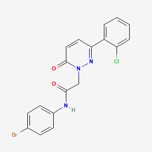 N-(4-bromophenyl)-2-[3-(2-chlorophenyl)-6-oxopyridazin-1(6H)-yl]acetamide