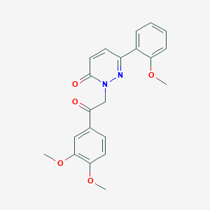 2-[2-(3,4-dimethoxyphenyl)-2-oxoethyl]-6-(2-methoxyphenyl)pyridazin-3(2H)-one