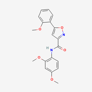 N-(2,4-dimethoxyphenyl)-5-(2-methoxyphenyl)-3-isoxazolecarboxamide