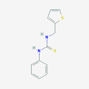 molecular formula C12H12N2S2 B452420 1-Phenyl-3-(thiophen-2-ylmethyl)thiourea 
