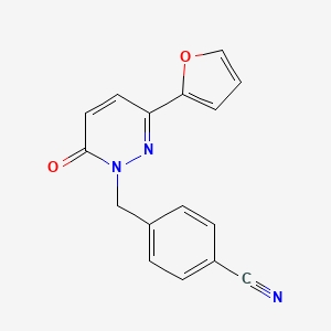 4-{[3-(2-furyl)-6-oxo-1(6H)-pyridazinyl]methyl}benzonitrile