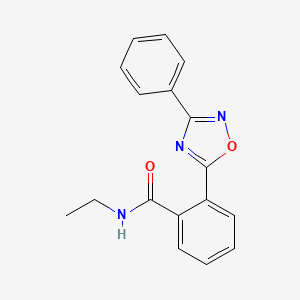 N-ethyl-2-(3-phenyl-1,2,4-oxadiazol-5-yl)benzamide