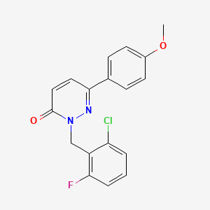 2-(2-chloro-6-fluorobenzyl)-6-(4-methoxyphenyl)pyridazin-3(2H)-one