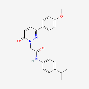 N-(4-isopropylphenyl)-2-(3-(4-methoxyphenyl)-6-oxopyridazin-1(6H)-yl)acetamide