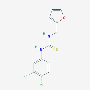 molecular formula C12H10Cl2N2OS B452439 1-(3,4-Dichlorophenyl)-3-(furan-2-ylmethyl)thiourea 