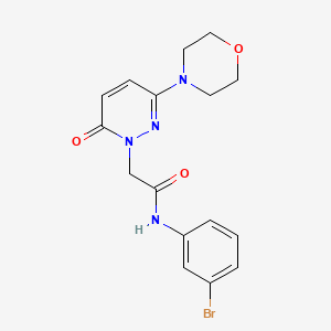 N-(3-bromophenyl)-2-[3-(morpholin-4-yl)-6-oxopyridazin-1(6H)-yl]acetamide