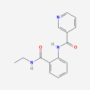 N-[2-(ethylcarbamoyl)phenyl]pyridine-3-carboxamide