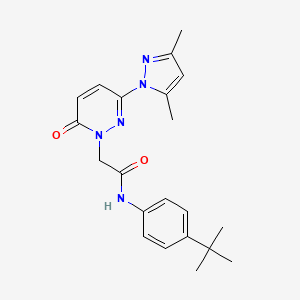 N-(4-tert-butylphenyl)-2-[3-(3,5-dimethyl-1H-pyrazol-1-yl)-6-oxopyridazin-1(6H)-yl]acetamide