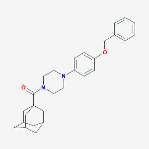 4-[4-(1-Adamantylcarbonyl)-1-piperazinyl]phenyl benzyl ether