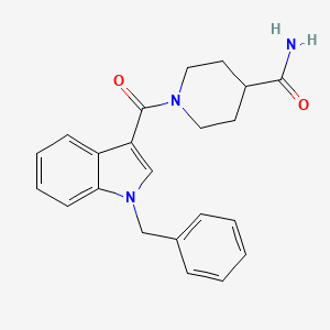 1-[(1-benzyl-1H-indol-3-yl)carbonyl]-4-piperidinecarboxamide