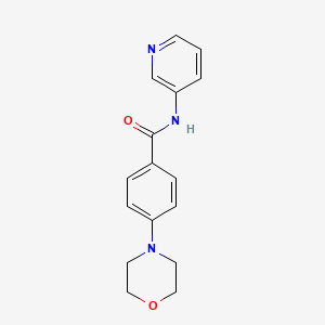 4-(4-morpholinyl)-N-3-pyridinylbenzamide