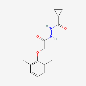 N'-[2-(2,6-dimethylphenoxy)acetyl]cyclopropanecarbohydrazide