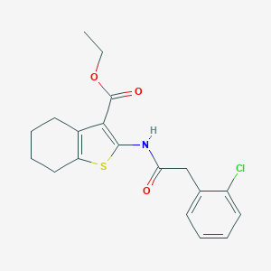 Ethyl 2-{[(2-chlorophenyl)acetyl]amino}-4,5,6,7-tetrahydro-1-benzothiophene-3-carboxylate