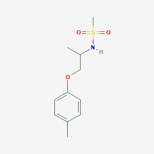 molecular formula C11H17NO3S B4524875 N-[1-methyl-2-(4-methylphenoxy)ethyl]methanesulfonamide 