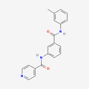 N-(3-{[(3-methylphenyl)amino]carbonyl}phenyl)isonicotinamide