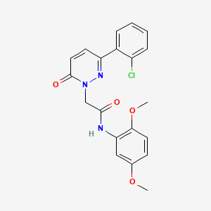 2-[3-(2-chlorophenyl)-6-oxopyridazin-1(6H)-yl]-N-(2,5-dimethoxyphenyl)acetamide