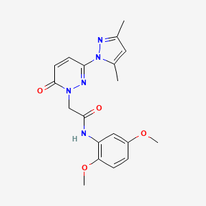 N-(2,5-dimethoxyphenyl)-2-(3-(3,5-dimethyl-1H-pyrazol-1-yl)-6-oxopyridazin-1(6H)-yl)acetamide