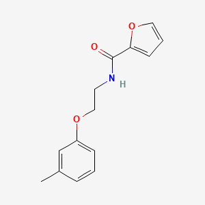 N-[2-(3-methylphenoxy)ethyl]-2-furamide