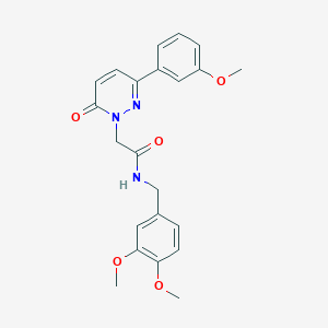 N-(3,4-dimethoxybenzyl)-2-[3-(3-methoxyphenyl)-6-oxopyridazin-1(6H)-yl]acetamide