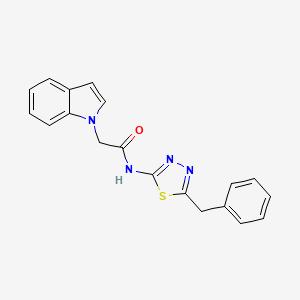 N-(5-benzyl-1,3,4-thiadiazol-2-yl)-2-(1H-indol-1-yl)acetamide