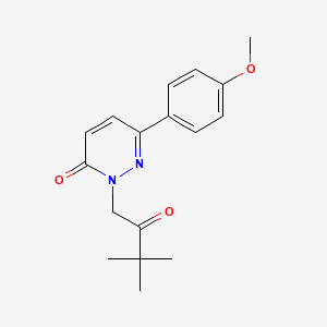 2-(3,3-dimethyl-2-oxobutyl)-6-(4-methoxyphenyl)pyridazin-3(2H)-one