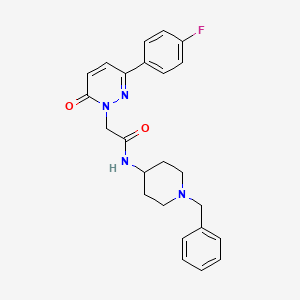 N-(1-benzyl-4-piperidinyl)-2-[3-(4-fluorophenyl)-6-oxo-1(6H)-pyridazinyl]acetamide