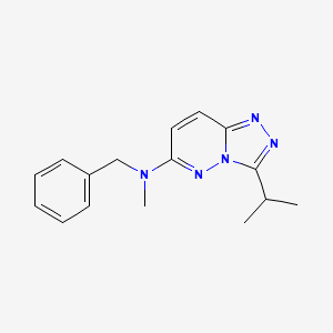 N-benzyl-N-methyl-3-(propan-2-yl)[1,2,4]triazolo[4,3-b]pyridazin-6-amine