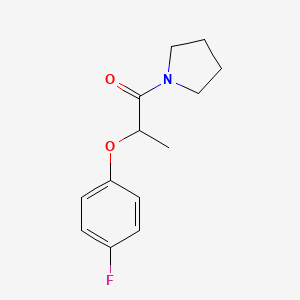 1-[2-(4-fluorophenoxy)propanoyl]pyrrolidine