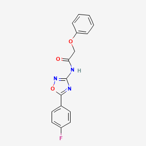 N-[5-(4-fluorophenyl)-1,2,4-oxadiazol-3-yl]-2-phenoxyacetamide