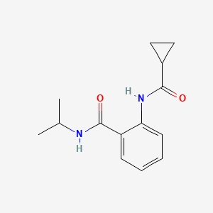 2-[(cyclopropylcarbonyl)amino]-N-isopropylbenzamide