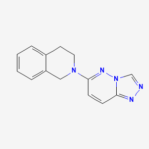 2-([1,2,4]Triazolo[4,3-b]pyridazin-6-yl)-1,2,3,4-tetrahydroisoquinoline