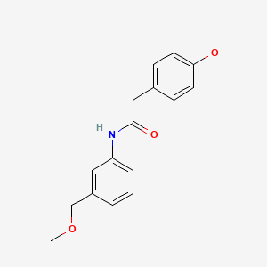 molecular formula C17H19NO3 B4525259 N-[3-(methoxymethyl)phenyl]-2-(4-methoxyphenyl)acetamide 