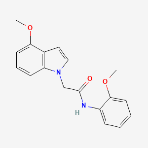 2-(4-methoxy-1H-indol-1-yl)-N-(2-methoxyphenyl)acetamide