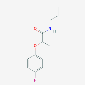 molecular formula C12H14FNO2 B4525346 N-allyl-2-(4-fluorophenoxy)propanamide 