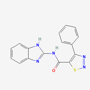 N-(1,3-dihydro-2H-benzimidazol-2-ylidene)-4-phenyl-1,2,3-thiadiazole-5-carboxamide