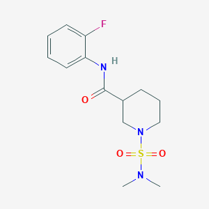 1-[(dimethylamino)sulfonyl]-N-(2-fluorophenyl)-3-piperidinecarboxamide