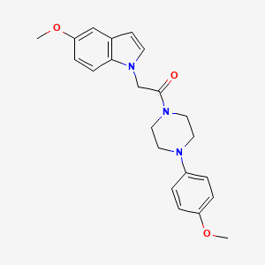 2-(5-methoxy-1H-indol-1-yl)-1-[4-(4-methoxyphenyl)piperazin-1-yl]ethanone