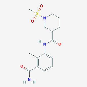 N-[3-(aminocarbonyl)-2-methylphenyl]-1-(methylsulfonyl)-3-piperidinecarboxamide