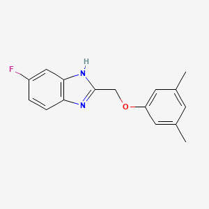 2-[(3,5-dimethylphenoxy)methyl]-5-fluoro-1H-benzimidazole