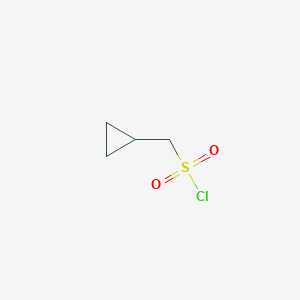 molecular formula C4H7ClO2S B045256 环丙基甲磺酰氯 CAS No. 114132-26-2