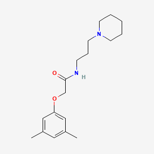 2-(3,5-dimethylphenoxy)-N-[3-(1-piperidinyl)propyl]acetamide