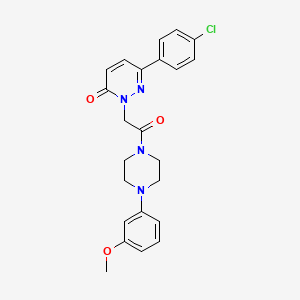 6-(4-chlorophenyl)-2-{2-[4-(3-methoxyphenyl)piperazino]-2-oxoethyl}-3(2H)-pyridazinone