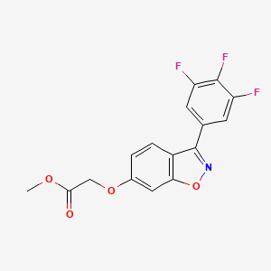 Methyl {[3-(3,4,5-trifluorophenyl)-1,2-benzoxazol-6-yl]oxy}acetate