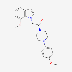 2-(7-methoxy-1H-indol-1-yl)-1-[4-(4-methoxyphenyl)piperazin-1-yl]ethanone