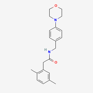 2-(2,5-dimethylphenyl)-N-[4-(4-morpholinyl)benzyl]acetamide