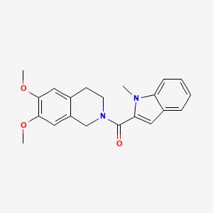 (6,7-dimethoxy-3,4-dihydroisoquinolin-2(1H)-yl)(1-methyl-1H-indol-2-yl)methanone