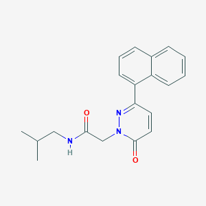 N~1~-isobutyl-2-[3-(1-naphthyl)-6-oxo-1(6H)-pyridazinyl]acetamide