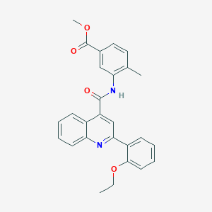 METHYL 3-({[2-(2-ETHOXYPHENYL)-4-QUINOLYL]CARBONYL}AMINO)-4-METHYLBENZOATE